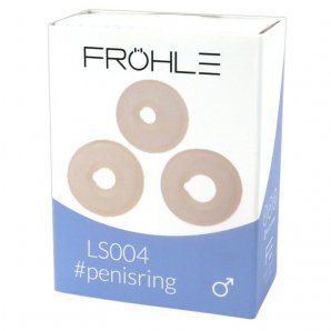Penio žiedų rinkinys Frohl (skaidri)