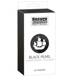 Secura Black Pearl prezervatyvai (24 vnt)