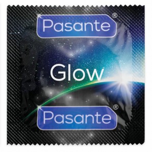Prezervatyvai Pasante Glow (1 vnt)