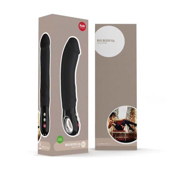 Įkraunamas Fun Factory vibratorius BIG BOSS G5 (juodas)