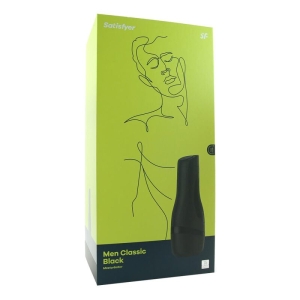 Klasikinis masturbatorius Satisfyer (juodas)