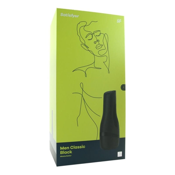 Klasikinis masturbatorius Satisfyer (juodas)