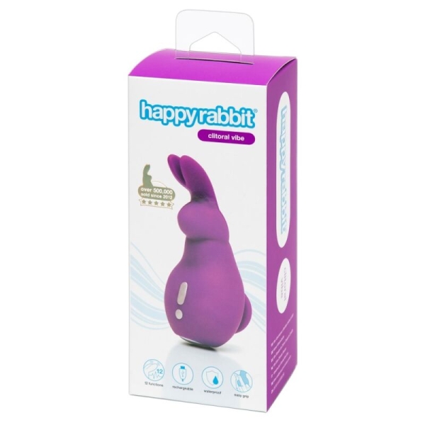 Klitorio vibratorius Happy Rabbit (violetinis)