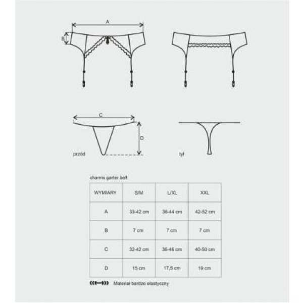 Kojines prilaikantis diržas – kelnaitės Garter