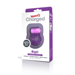 Penio žiedas Charged Big O (violetinis)