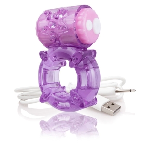Penio žiedas Charged Big O (violetinis)