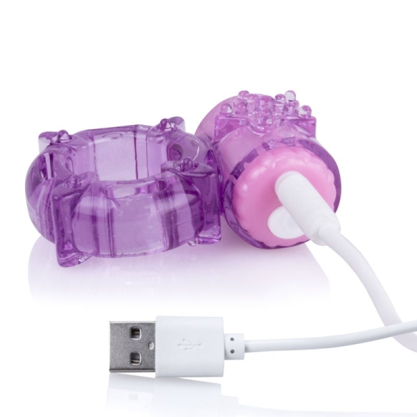 Penio žiedas Charged Big O (violetinis)