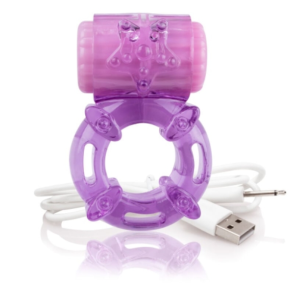 Penio žiedas Charged Big O (violetinis)