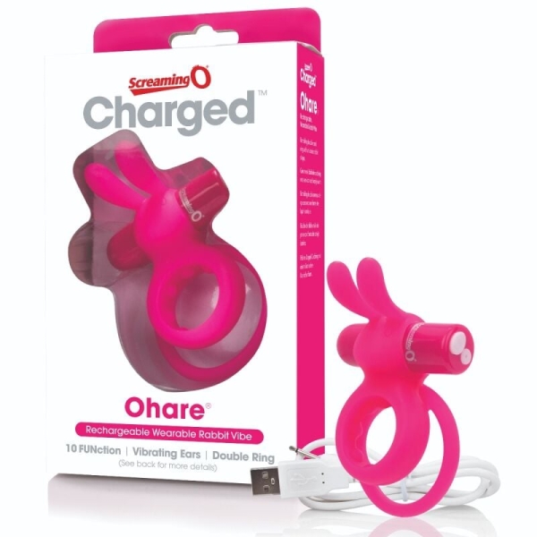 Penio žiedas Charged Ohare (rožinis)