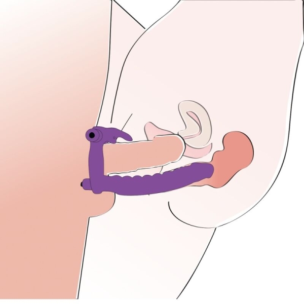 Penio žiedas – dildo Los Analos