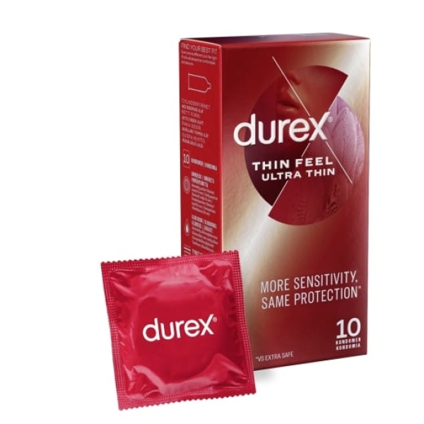 Prezervatyvai Durex ultra Thin (10 vnt.)