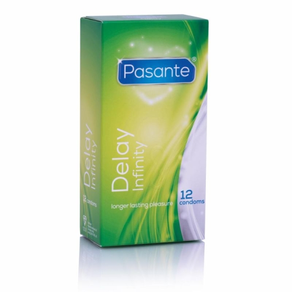 Prezervatyvai Pasante Delay (12 vnt.)