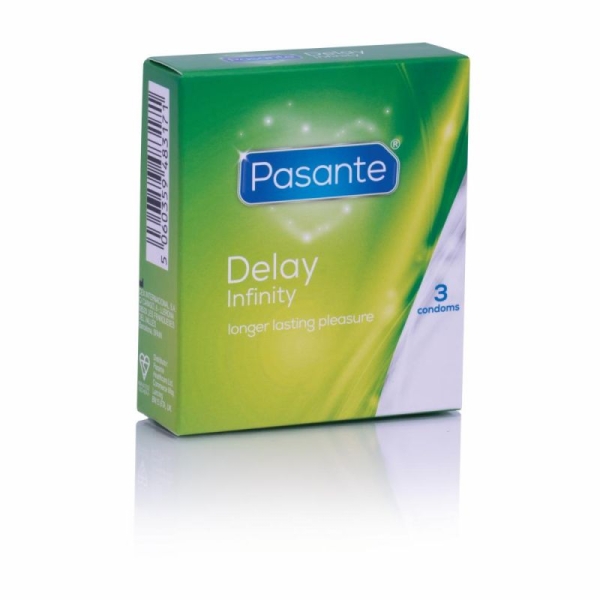 Prezervatyvai Pasante Delay (3 vnt.)