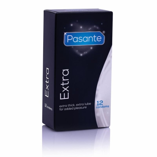 Prezervatyvai Pasante Extra (12 vnt.)