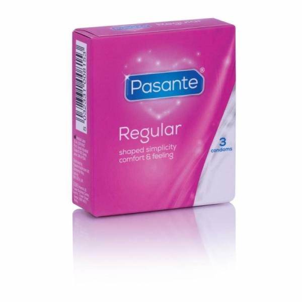 Prezervatyvai Pasante Regular (3vnt.)