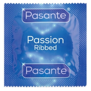 Prezervatyvai Pasante Ribbed (3 vnt.)
