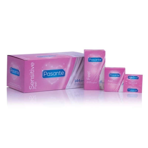 Prezervatyvai Pasante Sensitive (3 vnt.)