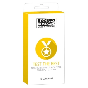 Prezervatyvai Secura Test the best (12 vnt.)