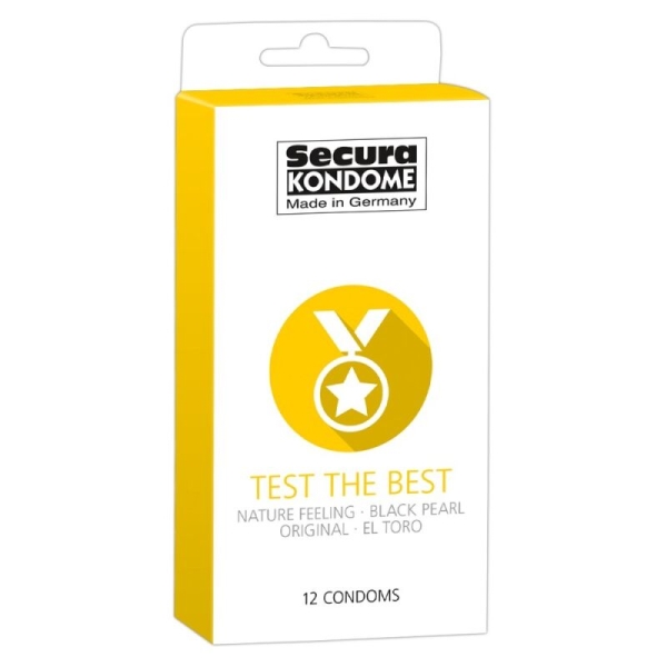 Prezervatyvai Secura Test the best (12 vnt.)