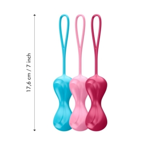 Satisfyer vaginalinių rutuliukų rinkinys Mankštos