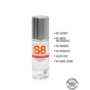 Šildantis analinis lubrikantas S8 (125 ml)