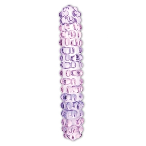Stiklinis dildo Purple Rose