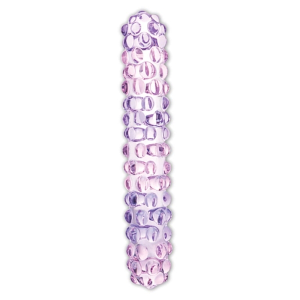 Stiklinis dildo Purple Rose