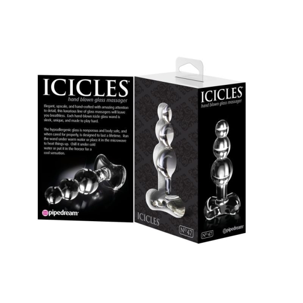 Stiklinis žaislas Icicles No. 47