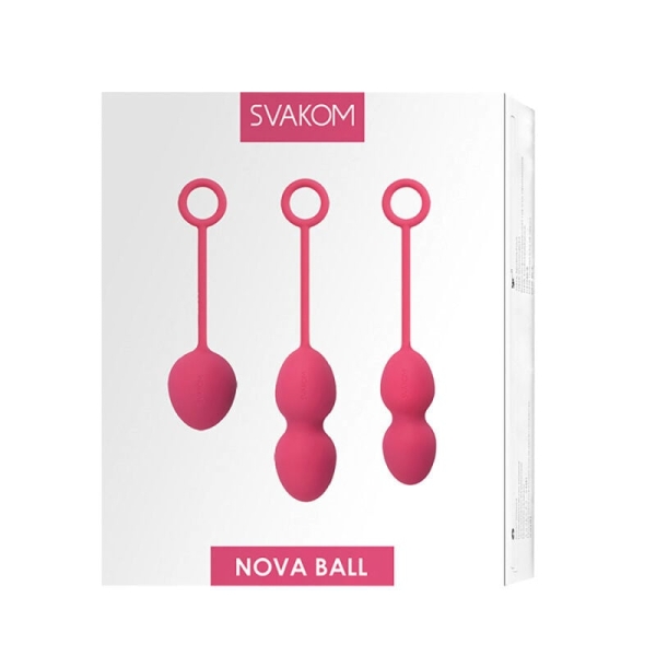 Vaginaliniai kamuoliukai Nova (rožiniai)