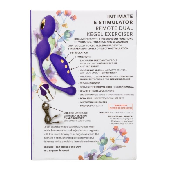 Vaginaliniai rutuliukai E stim Dual