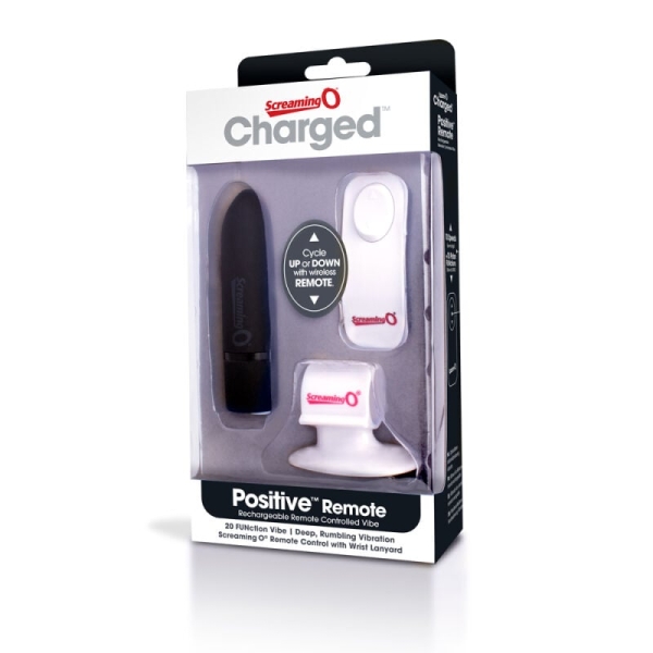 Vibratorius Charged Positive (juodas)