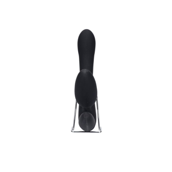 Vibruojantis bejuostis Strap–on Trio (juodas)