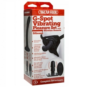 Vibruojantis Strap on rinkinys G Spot