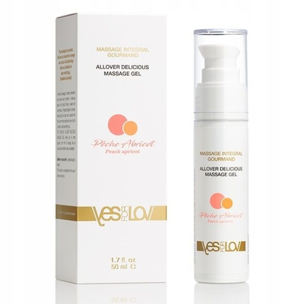 YesForLov lubrikantas – masažo gelis Allover Delicious (50 ml)