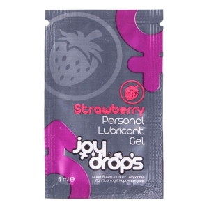 Braškinis lubrikantas-kremas Joy Drops (5ml)