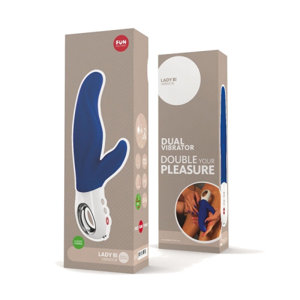 Fun Factory vibratorius Lady Bi (mėlynas)