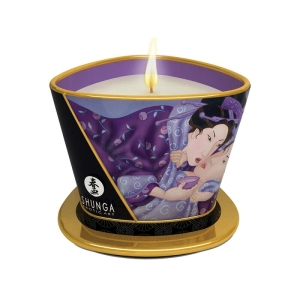 Shunga masažo aliejus-žvakė Libido&Egzotic Fruits (170ml)