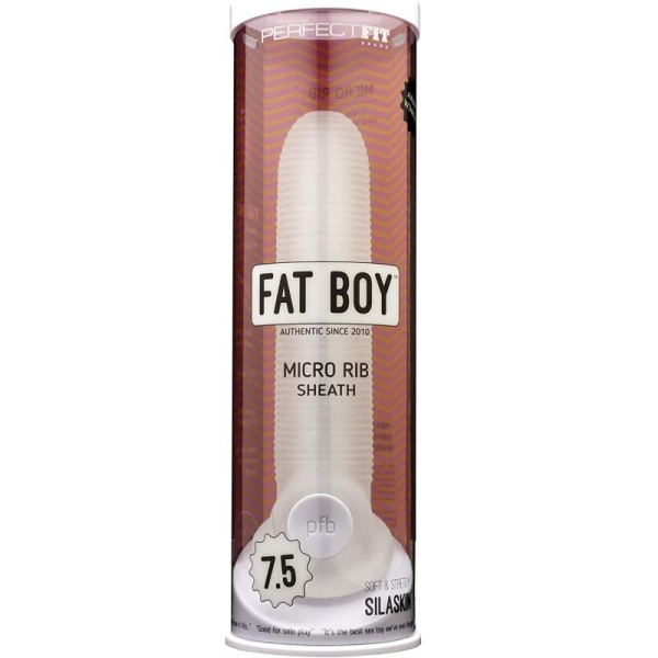 Fat Boy penio antgalis Micro Ribbed 7.5