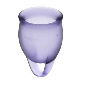 Menstruacinės taurelės Feel Confident (violetinės)