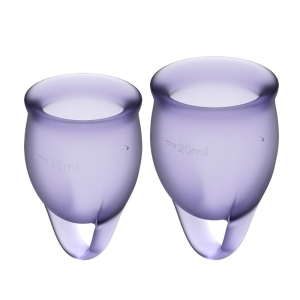 Menstruacinės taurelės Feel Confident (violetinės)