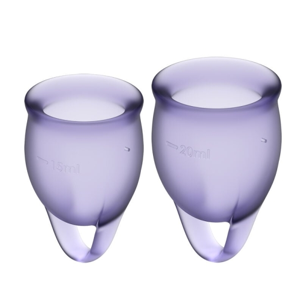 Menstruacinės taurelės Feel Confident (violetinės)