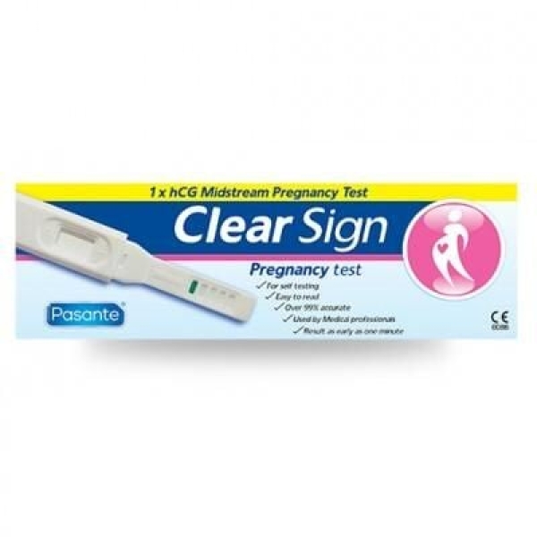 Nėštumo testas Clear Sign Midstream (1 vnt)