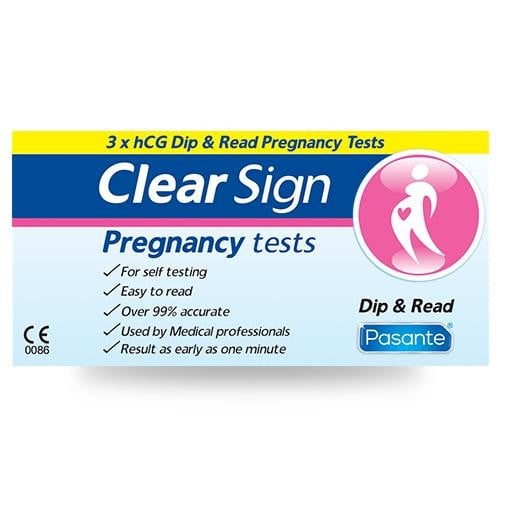 Nėštumo testas Clear Sign Midstream (3 vnt) Nėštumo testas Clear Sign Midstream (3 vnt)
