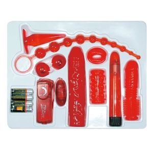 Sekso žaislų rinkinys Raudonos rožės