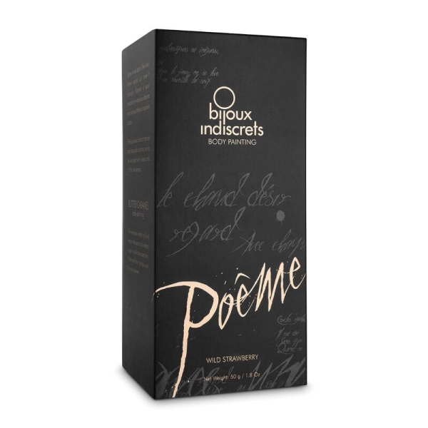 Tapyba ant kūno Poeme (laukinės braškės) 50 g