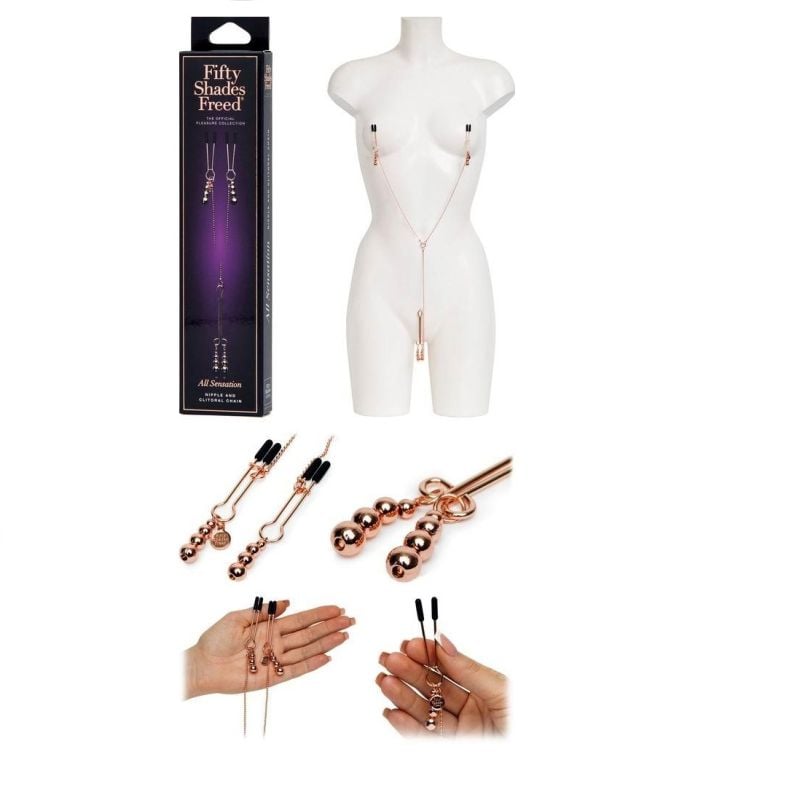 Spenelių ir klitorio spaustukai All Sensation Spenelių ir klitorio spaustukai All Sensation