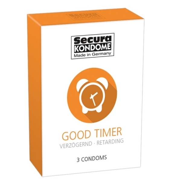 Prezervatyvai Secura Good Timer (3 vnt.)
