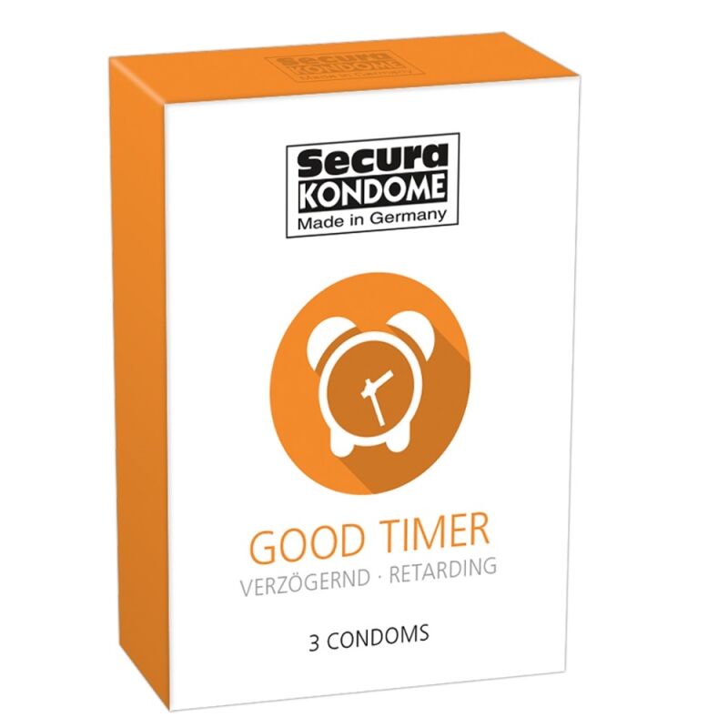 Prezervatyvai Secura Good Timer (3 vnt.) Prezervatyvai Secura Good Timer (3 vnt.)