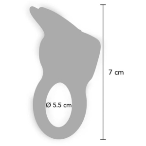 Penio žiedas Padūkęs zuikis (purpurinis)