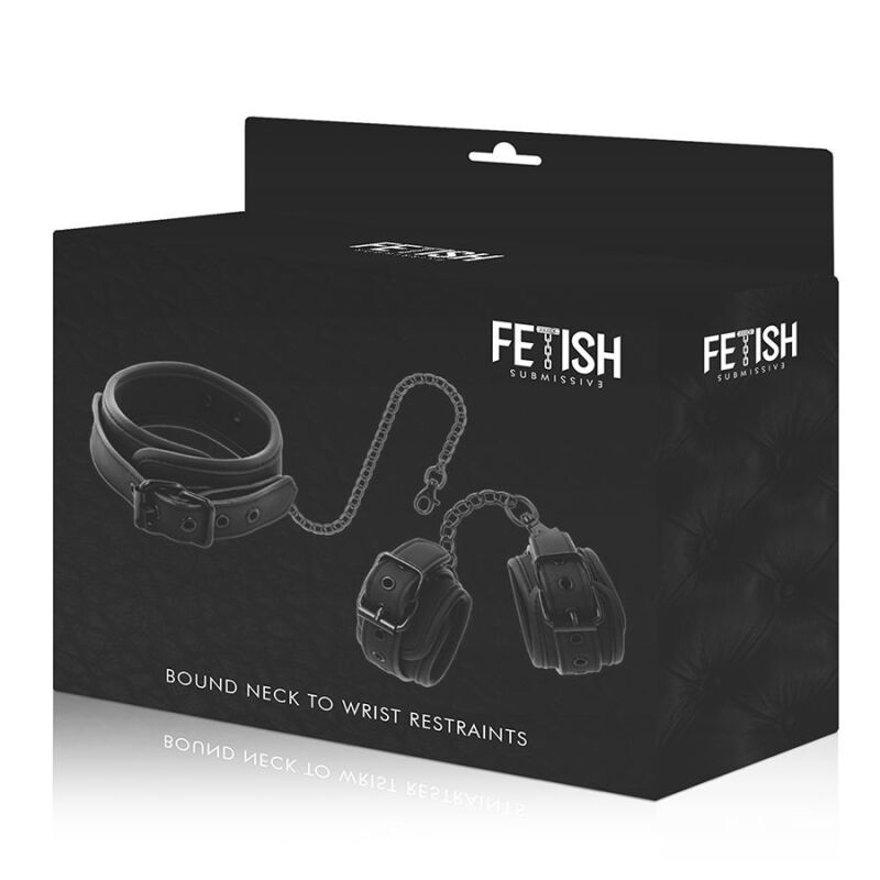 Ankaklio ir antrankių rinkinys Fetish Submissive Ankaklio ir antrankių rinkinys Fetish Submissive